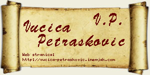 Vučica Petrašković vizit kartica